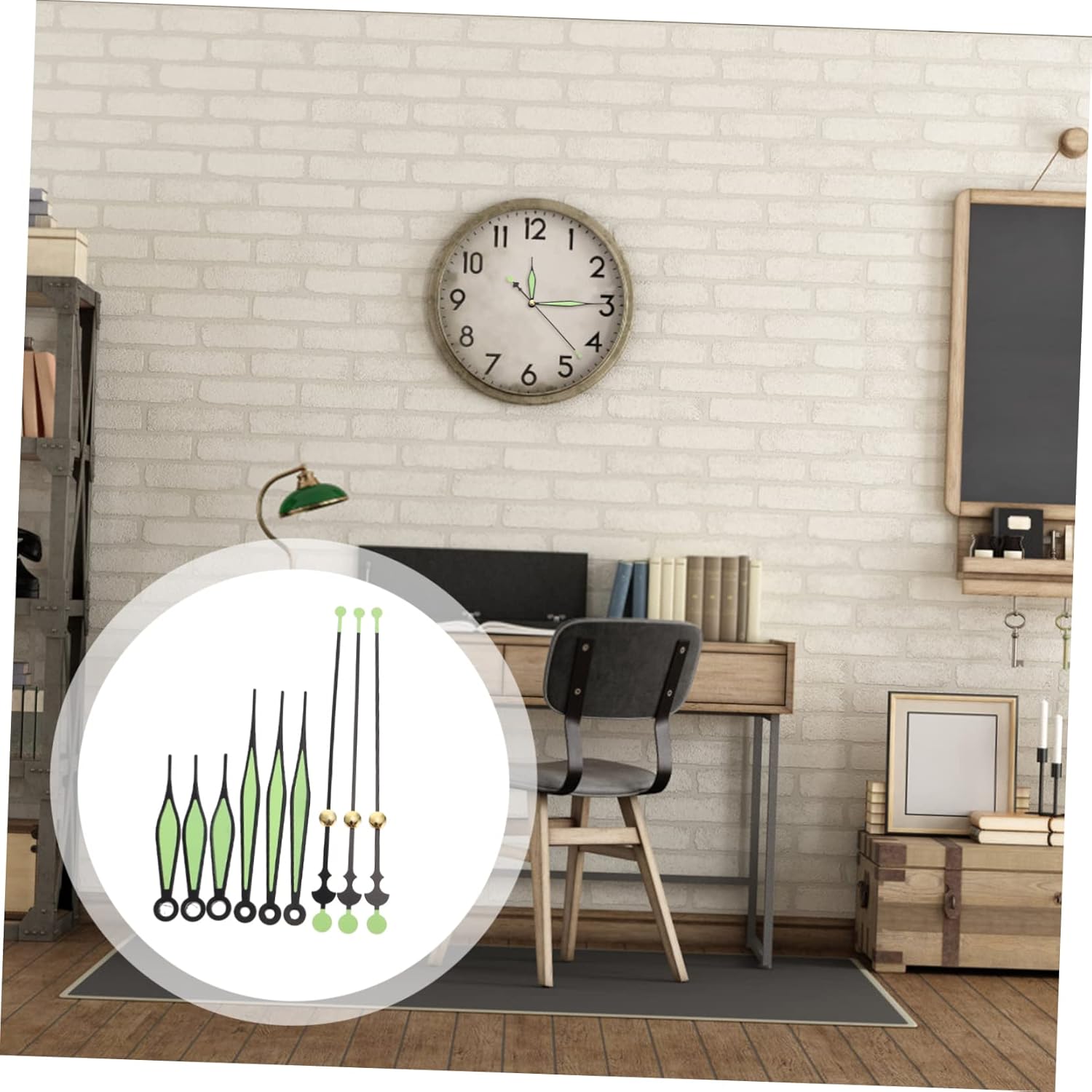 10-Light-Up Clock Hands Kit for DIY Repair