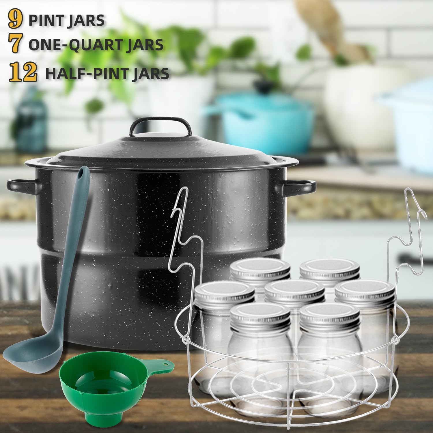 JY COOKMENT Canning Pot Set 215 Quart Preserving Made Easy