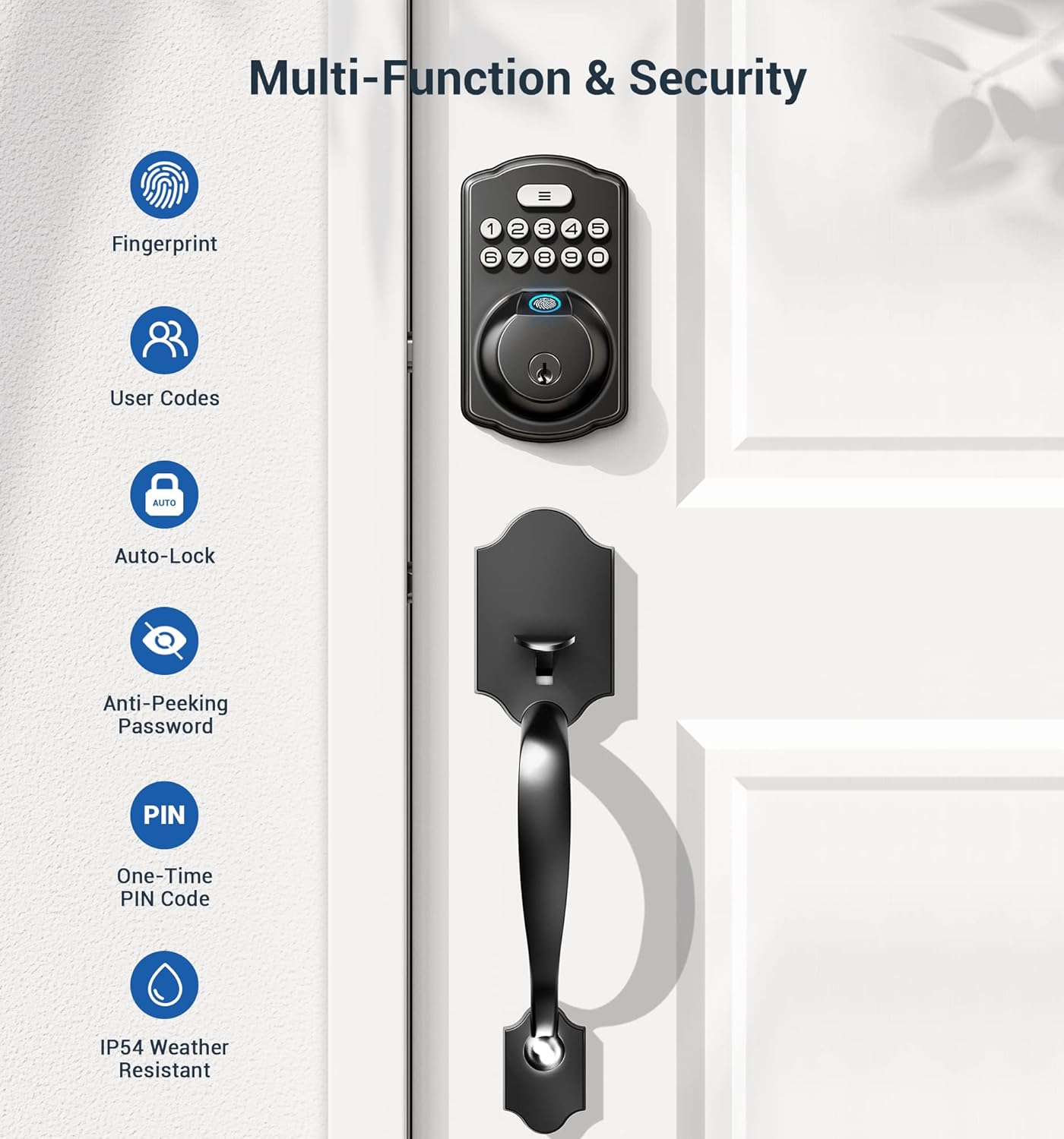 Fingerprints Door Lock Keyless Entry Door Lock