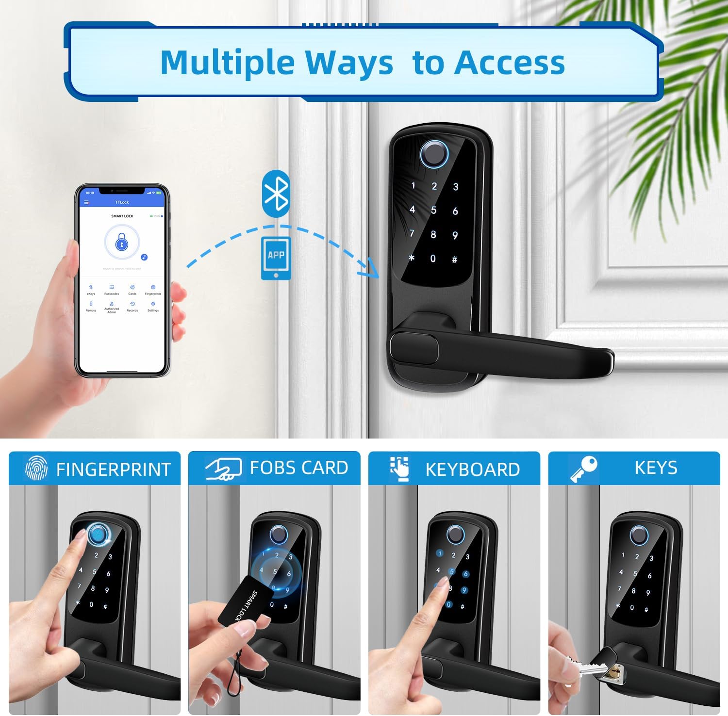 Secure Front Door Entry with MSR X6 Smart Lock