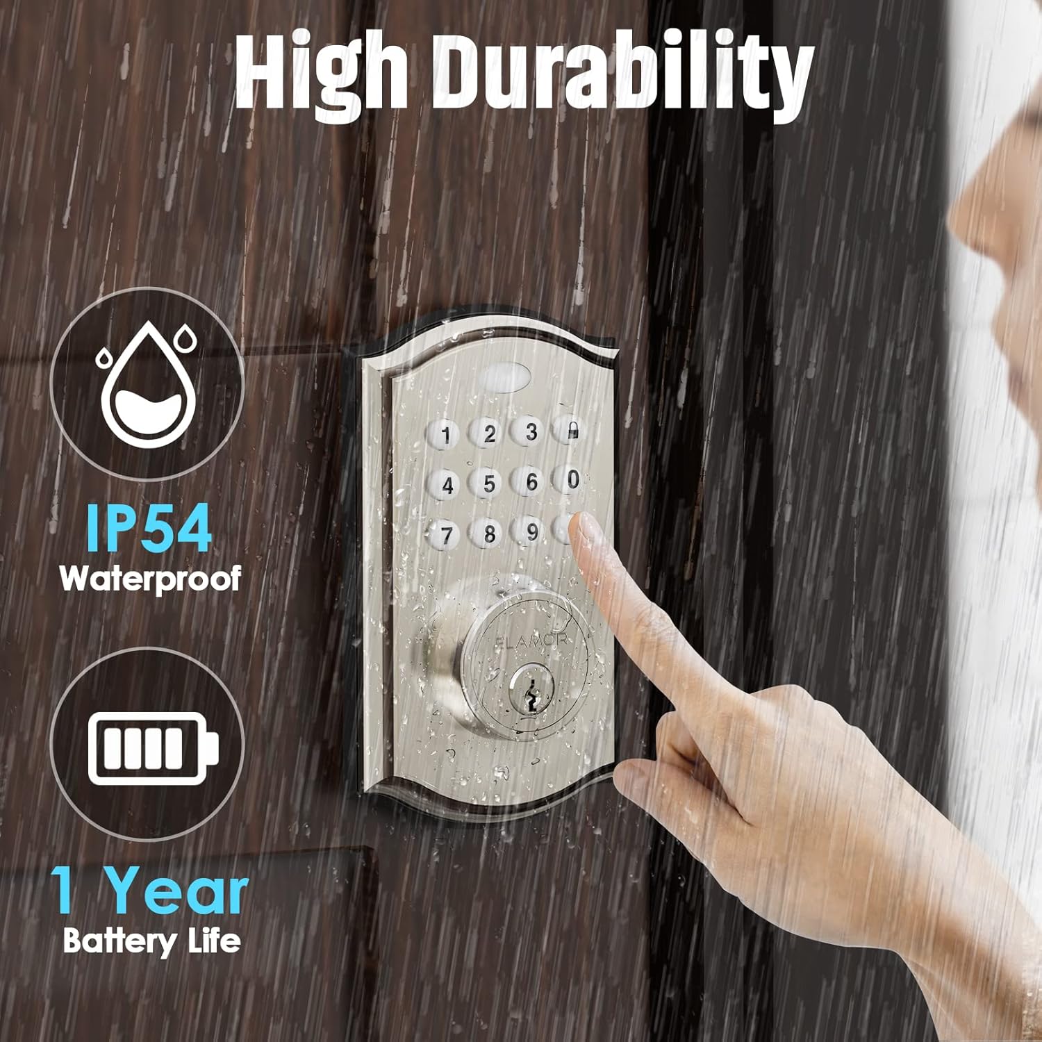 Quick and Secure Front Door Lock System for Home Apartment Use