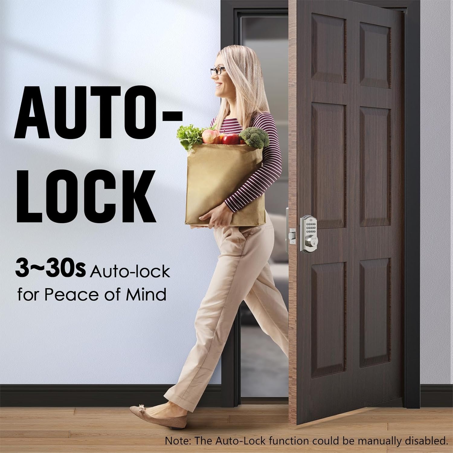 Quick and Secure Front Door Lock System for Home Apartment Use