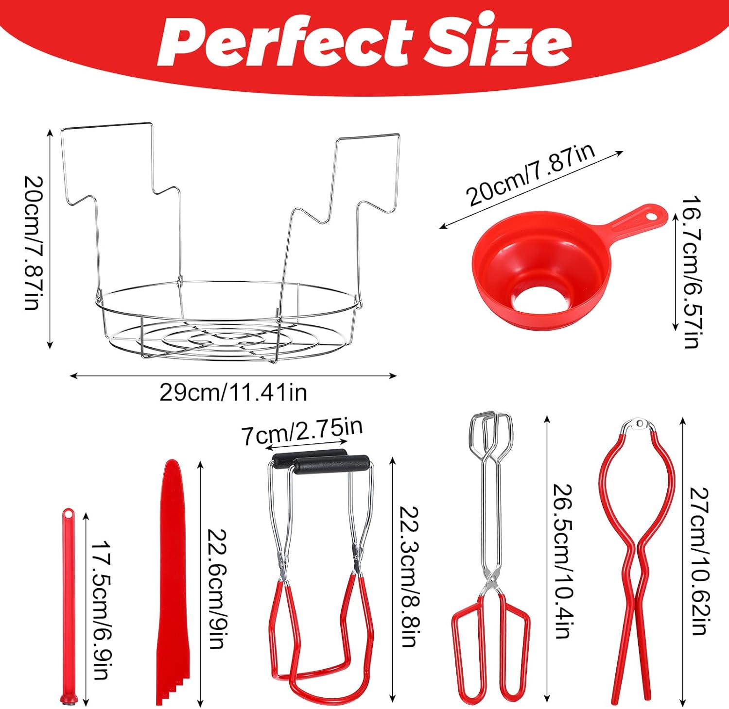 Complete Stainless Steel Canning Kit - Multifunctional Canning Tools for Home Cooks