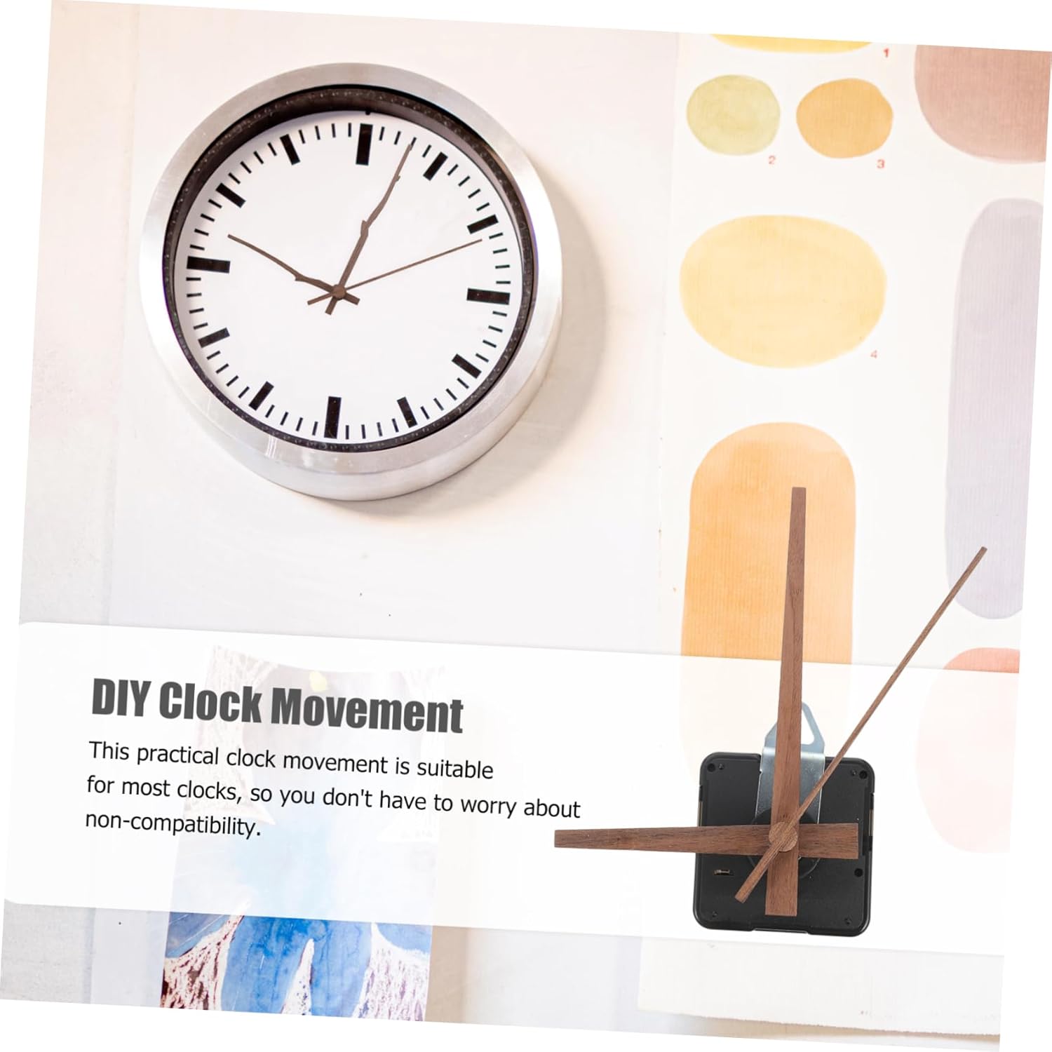 Replacement 4-Set Replacement Clock Hands Kit for Clocks