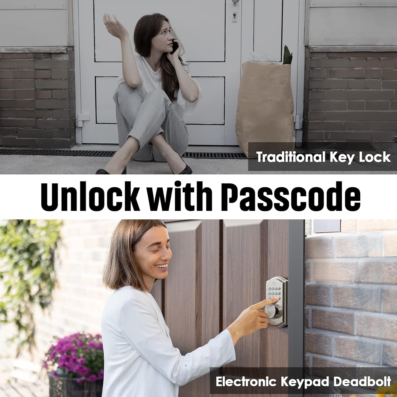 Quick and Secure Front Door Lock System for Home Apartment Use