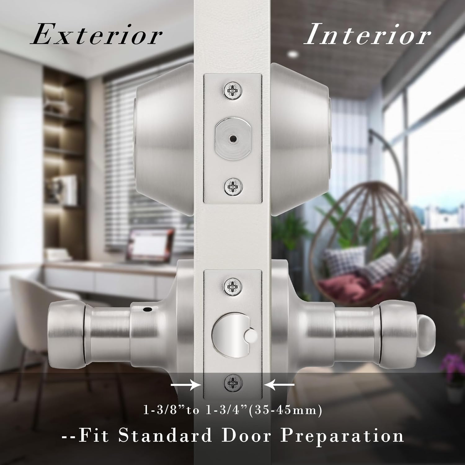 2-Pack Keyed Alike Entry Door Lock Set
