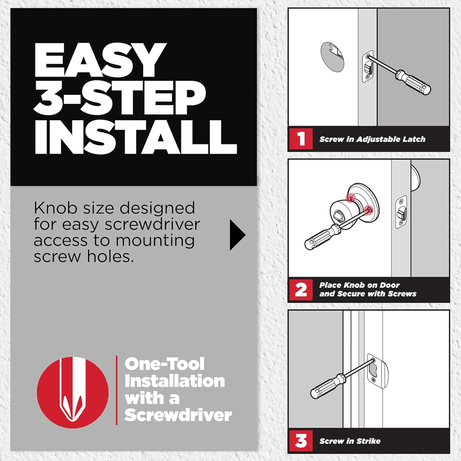 Kwikset Tylo Secure Door Knob with Keyed Entry