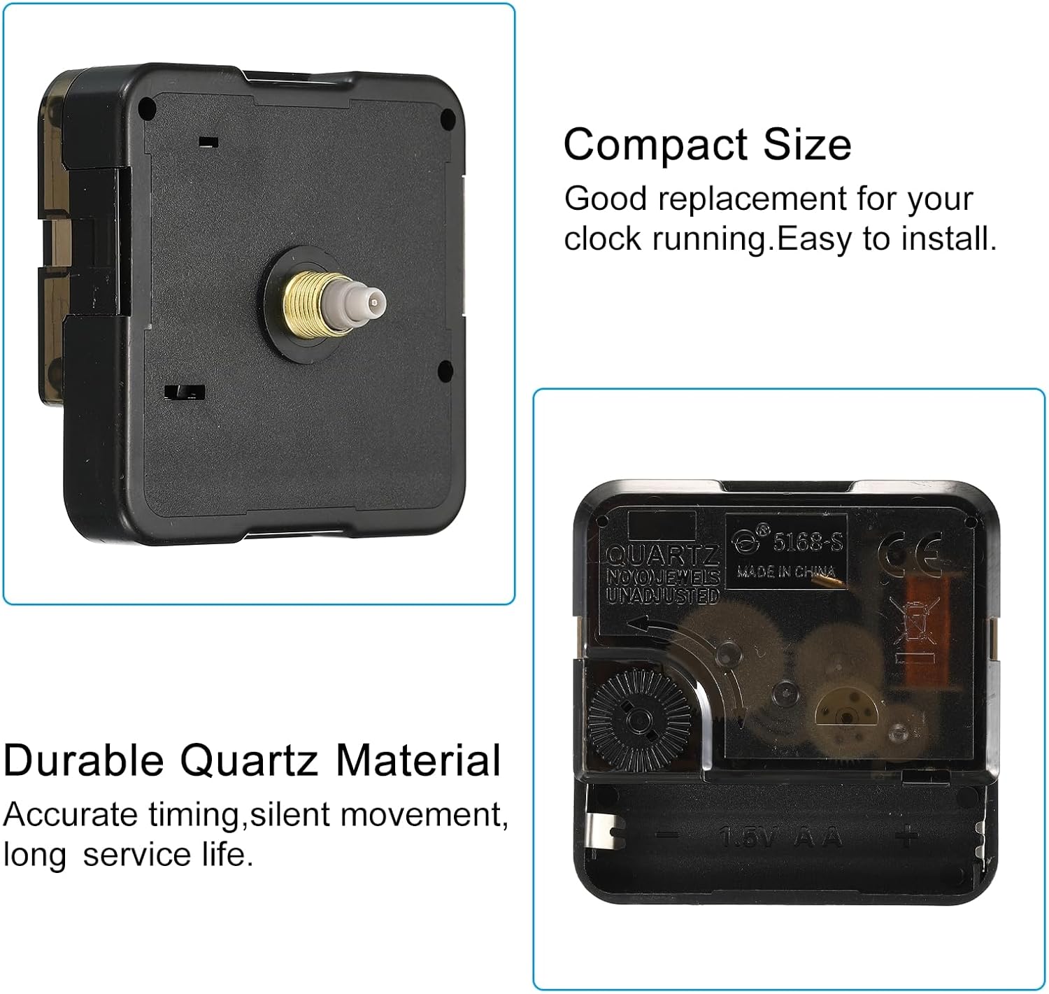 High-Quality PATIKIL Clock Mechanism Replacement Kit