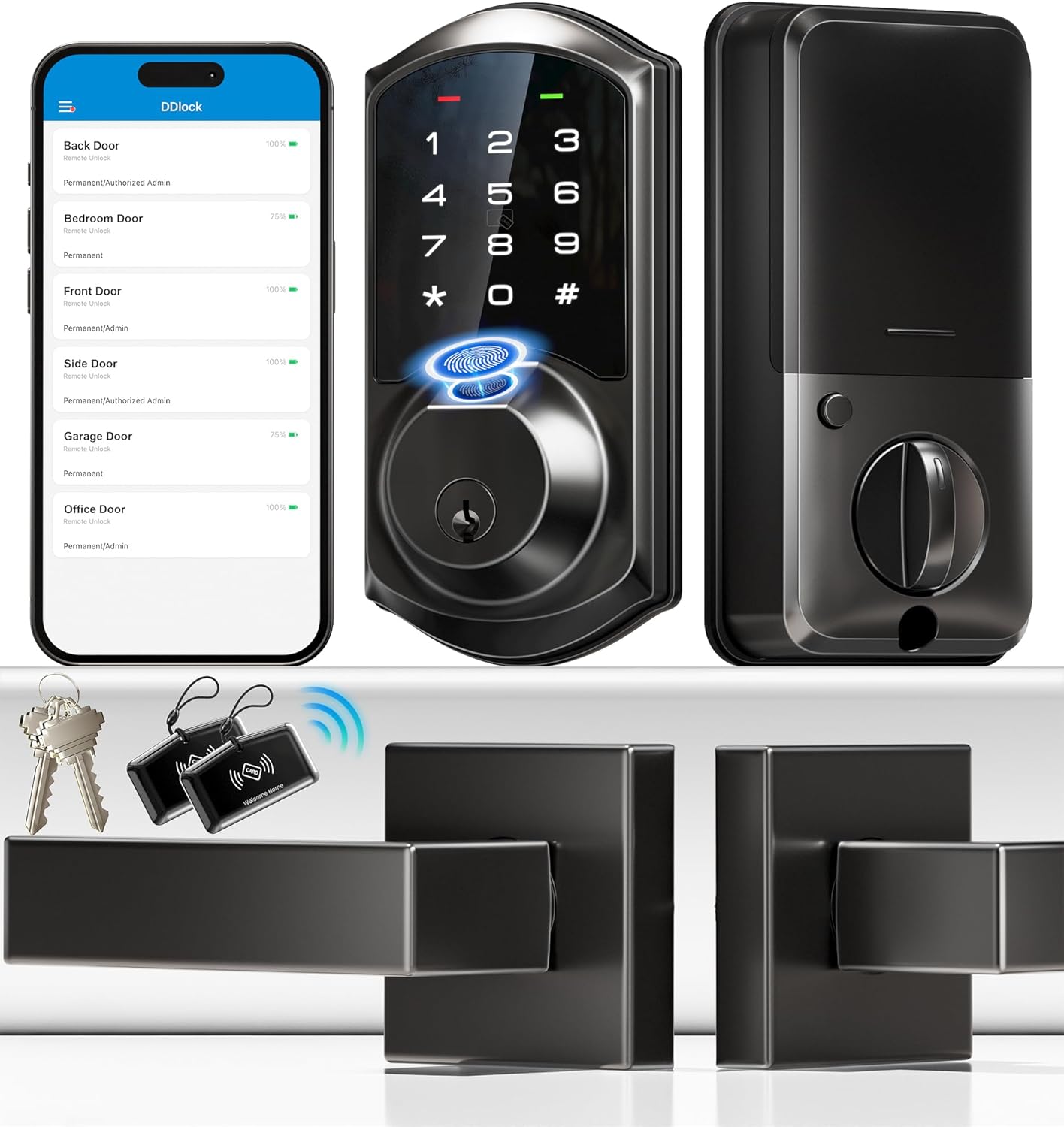 Veise Fingerprint Smart Lock Set