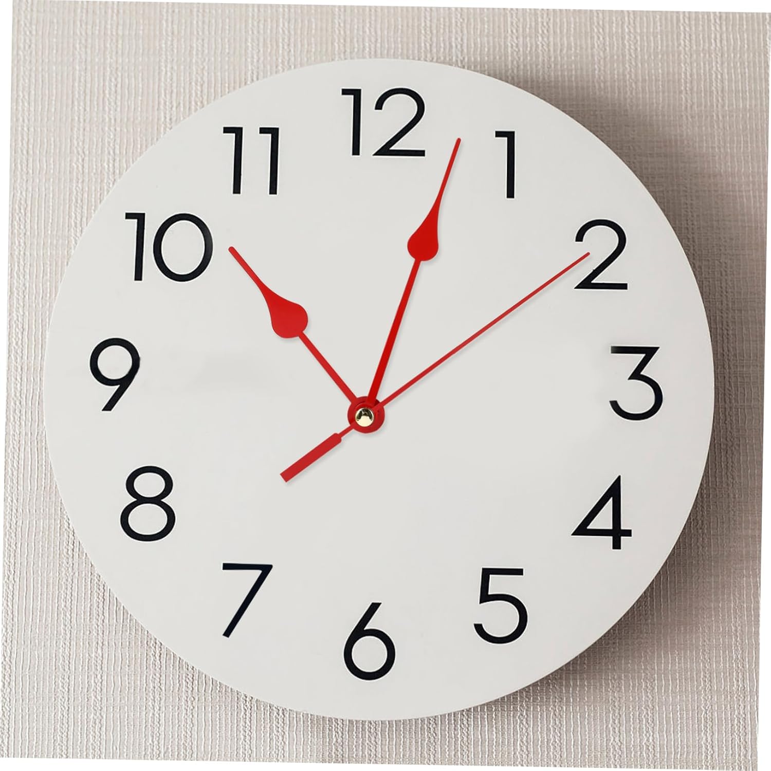 Red Silent Quartz Elegant Home Clock Hands Movement Set Easy to Install