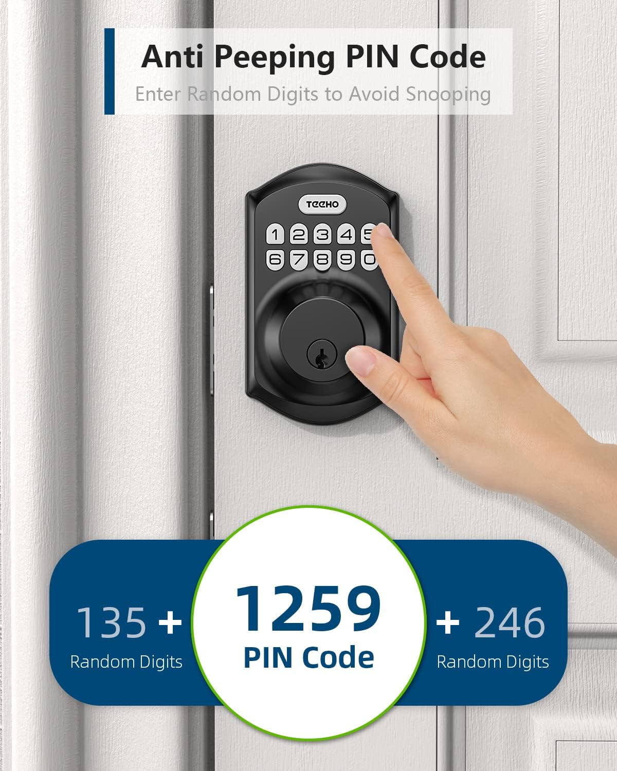 TEEDeo Keyless Entry Door Lock unlocking security and convenience