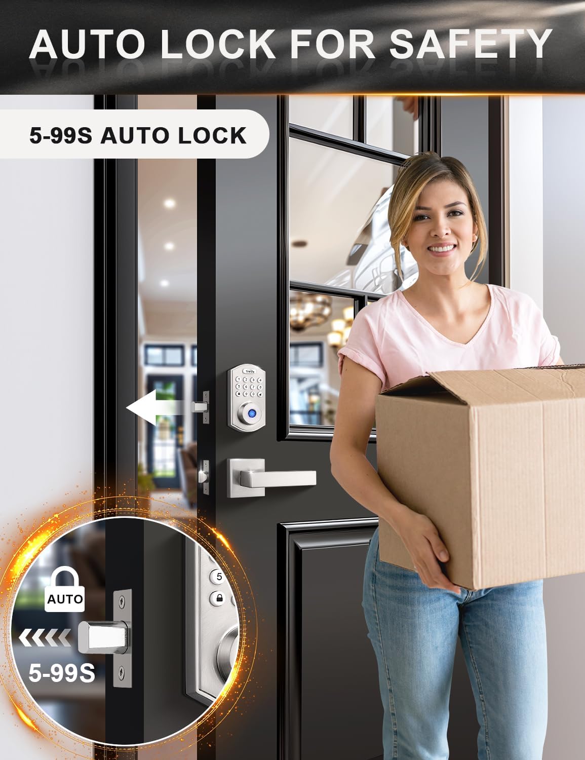 Tinewa Smart Keyless Entry Door Lock Set