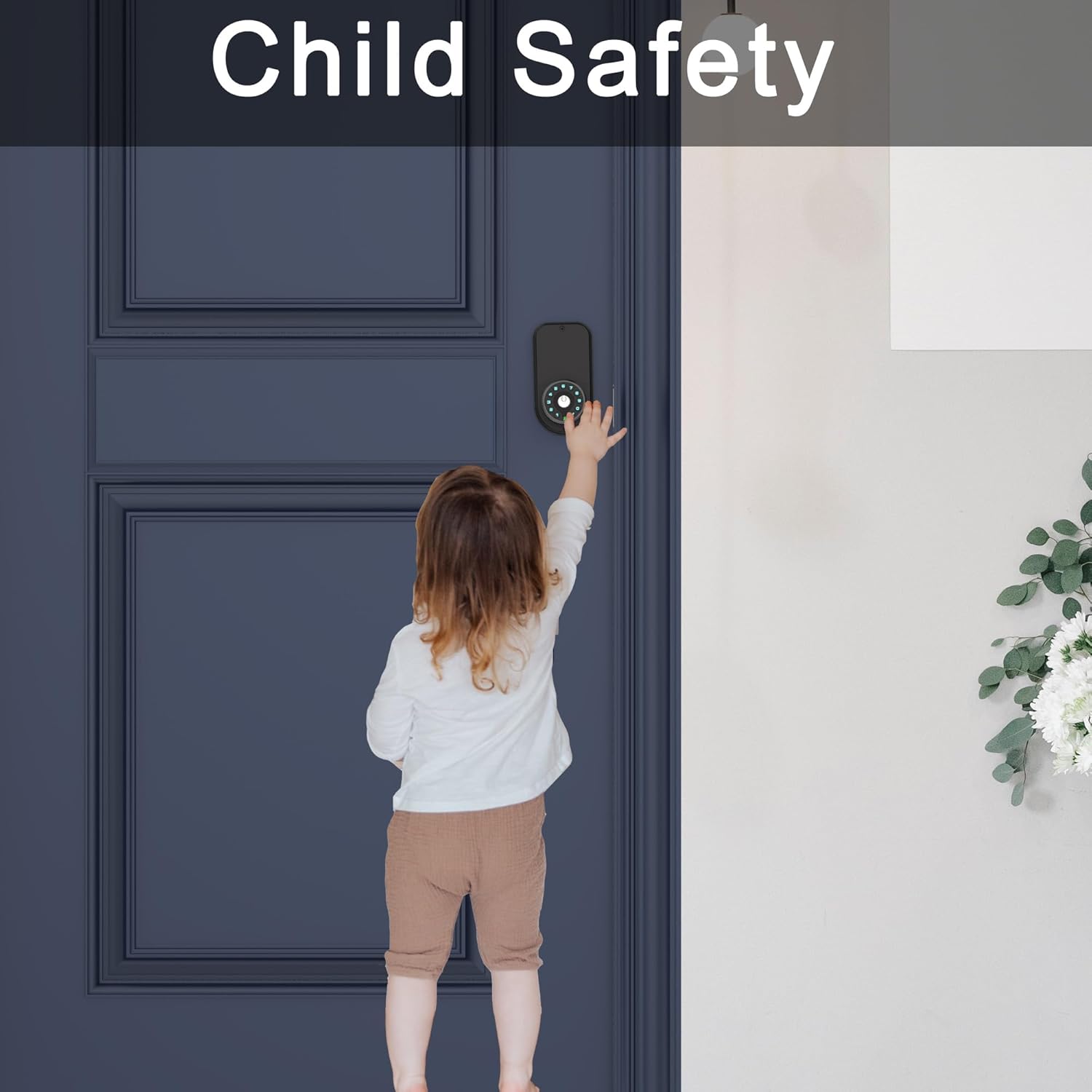 Secure Keyless Door Lock with 50 User Codes