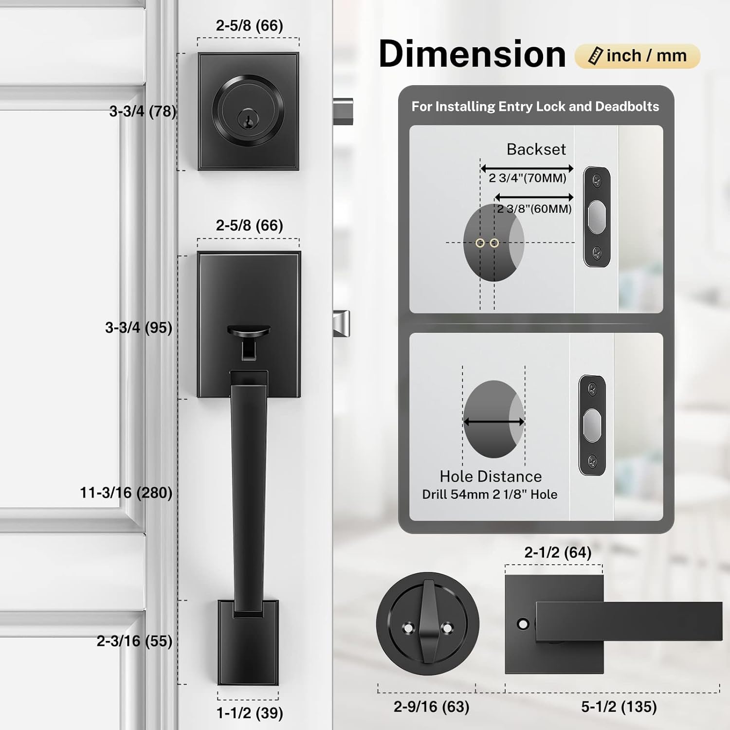 Keeping your door secure and stylish has never been this easy