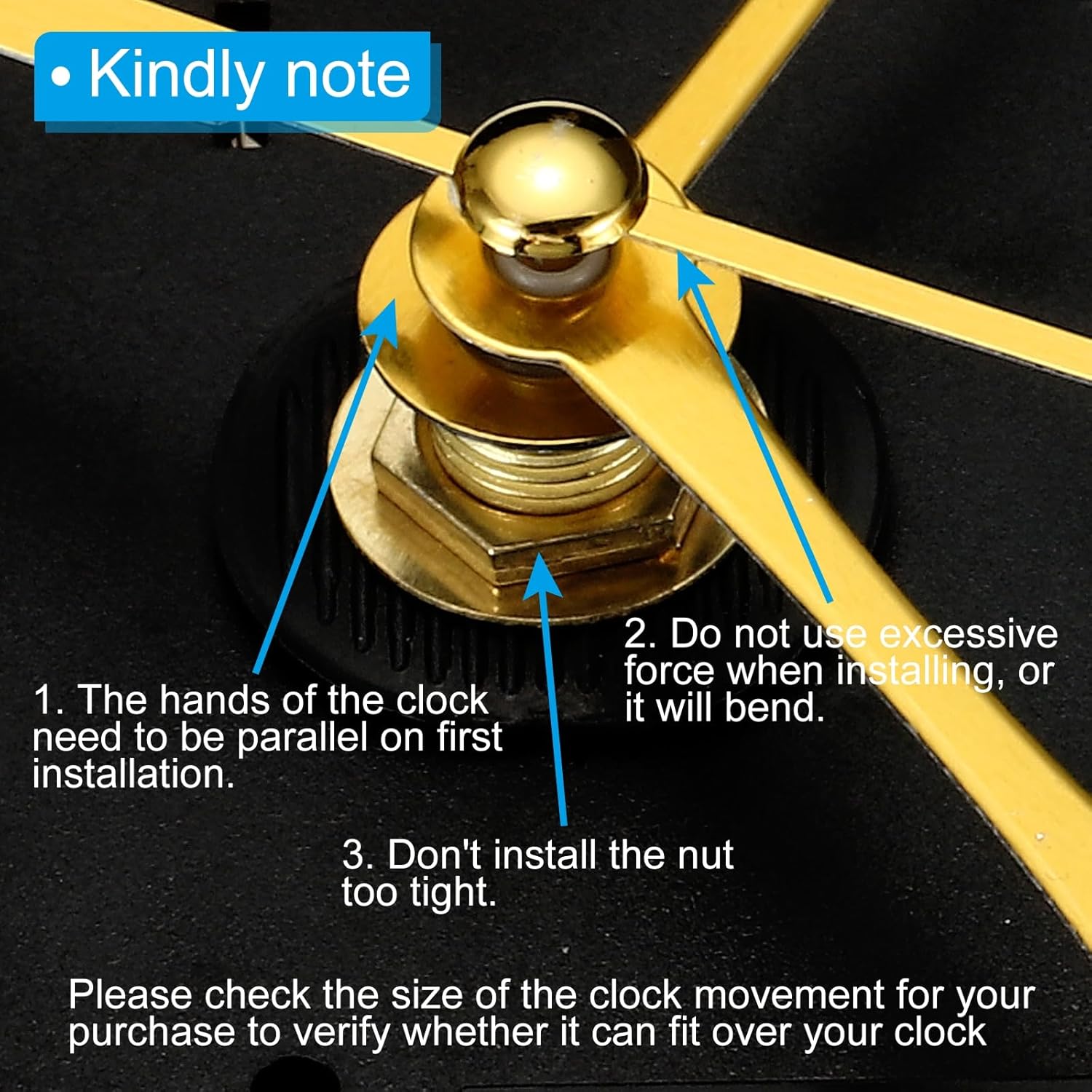 High-Quality PATIKIL Clock Mechanism Replacement Kit