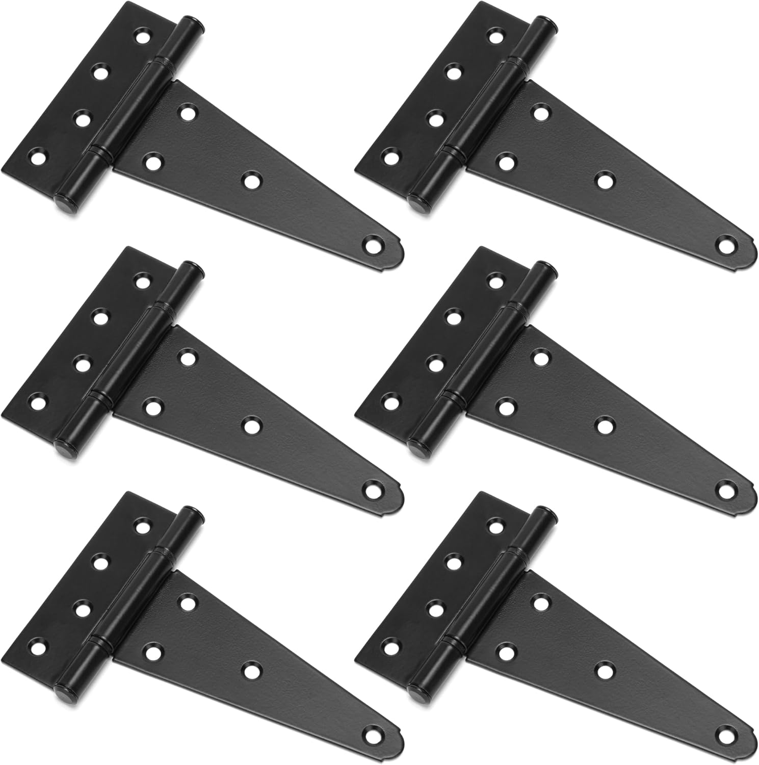 6 T-Strap Hinges for Quiet Outdoor Doors
