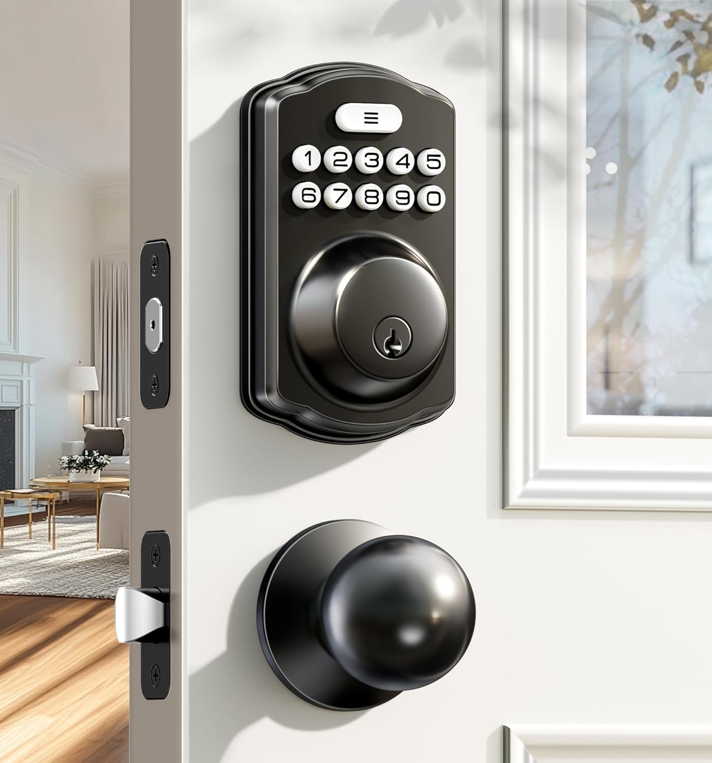 Smart Keyless Entry Door Lock with Built-in Keypad