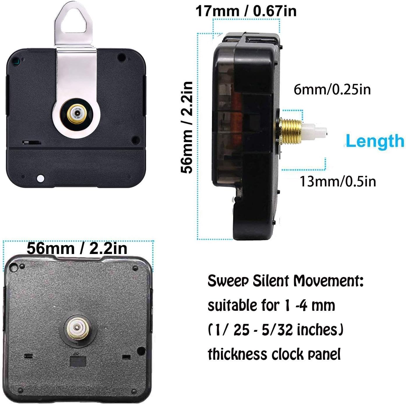 Easy-to-Install DIY Wall Clock Repair Set