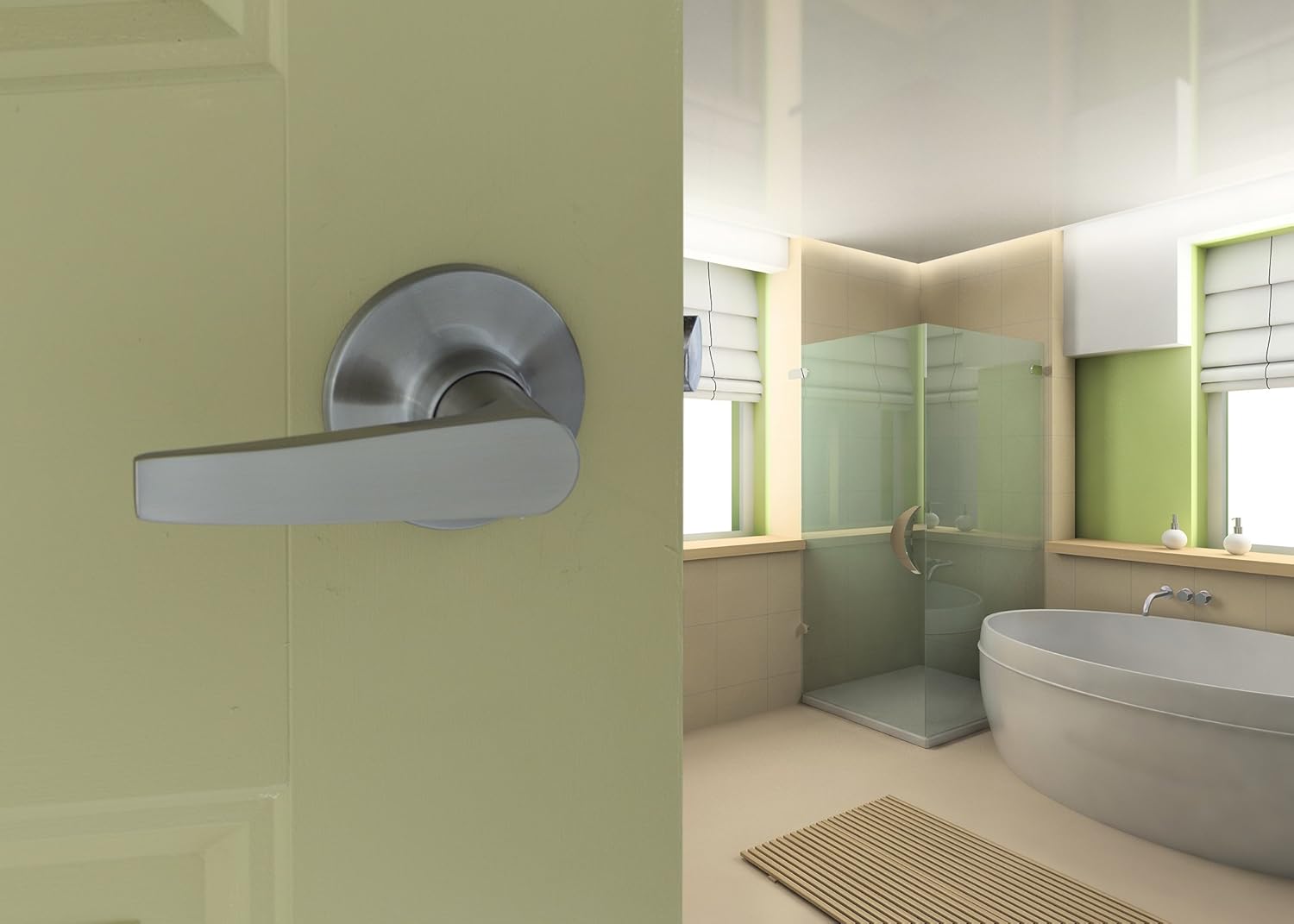 Copper Creek DL1220SS Daley Lever Standard Satin Nickel Your Home Your Style