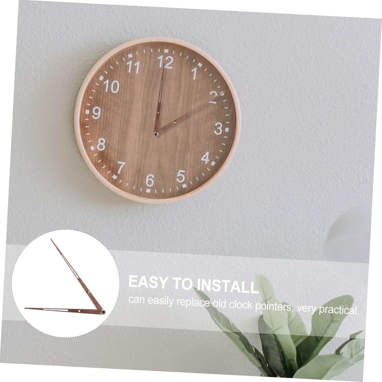 Beautiful DIY Wooden Wall Clock Pointers