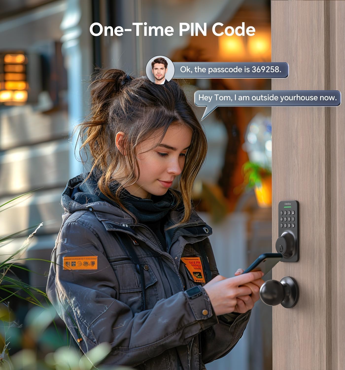 Ulecoce Smart Entry Door Lock Set