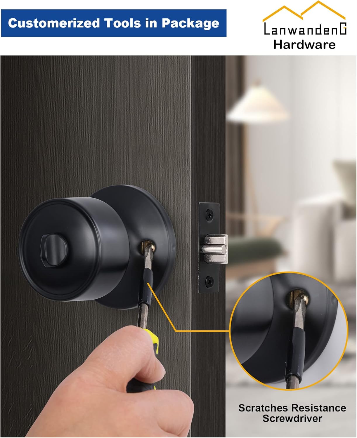 Secure and Modern Entry Door Set