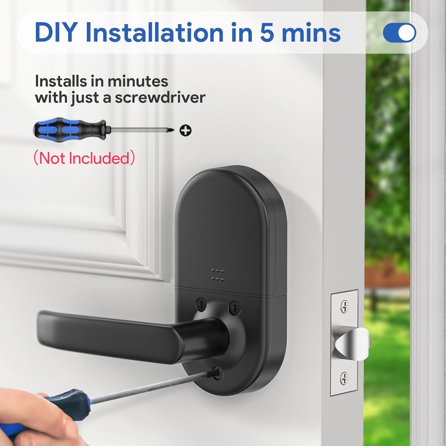 Smart Keypad Door Lock Keyless Entry for Home Car Doors