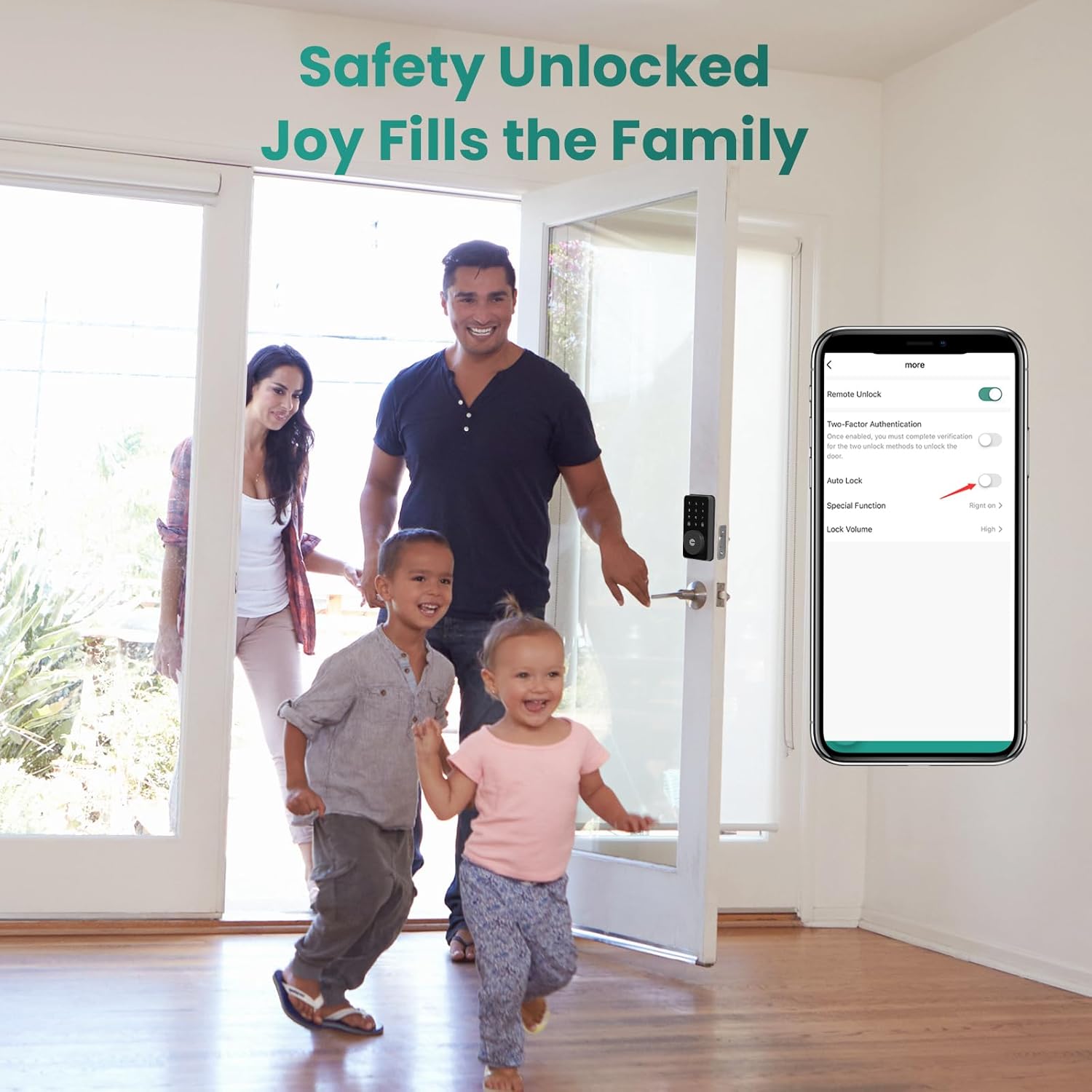 Secure Smart Door Lock for Home Entry