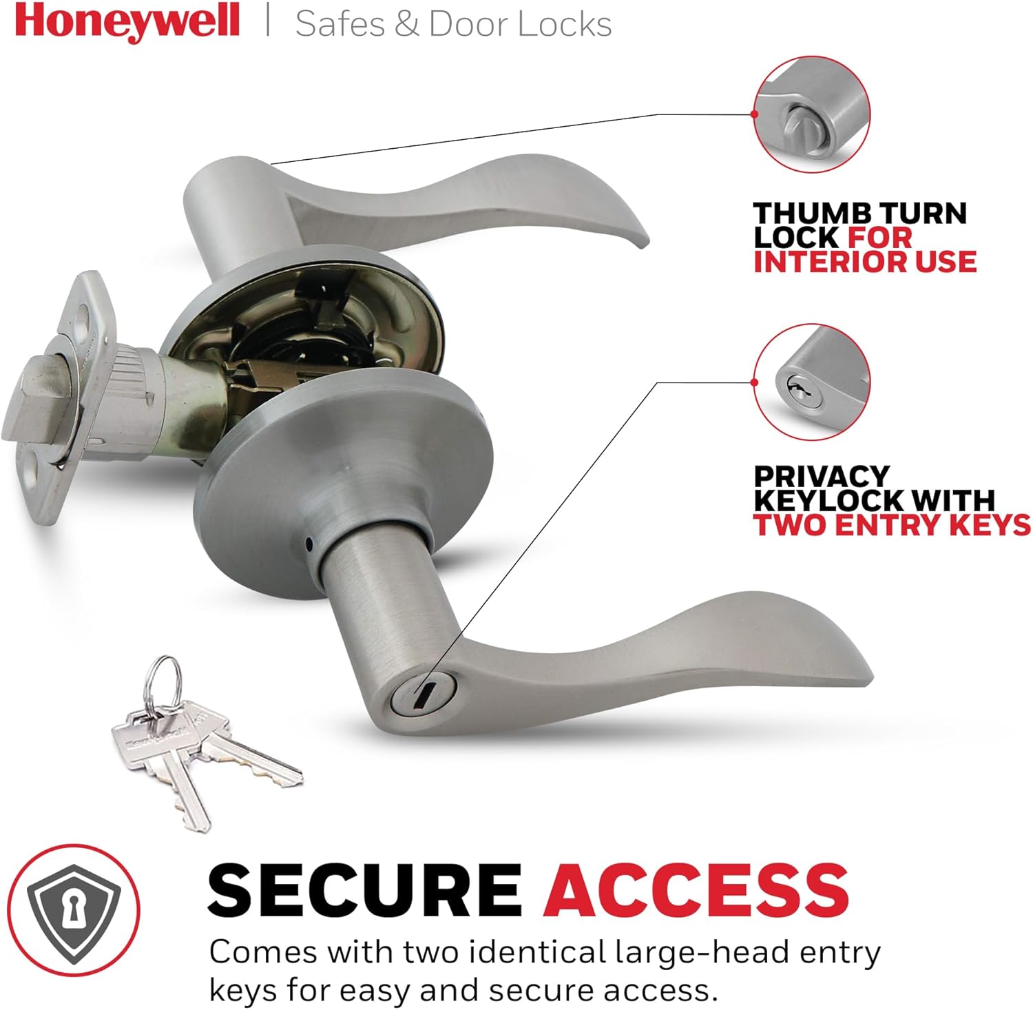 Honeywell Door lever System - Secure Easy Setup