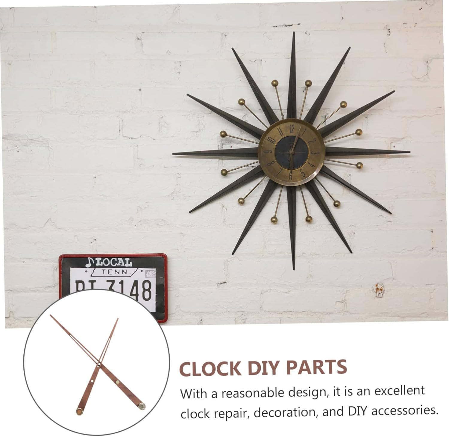 Beautiful DIY Wooden Wall Clock Pointers