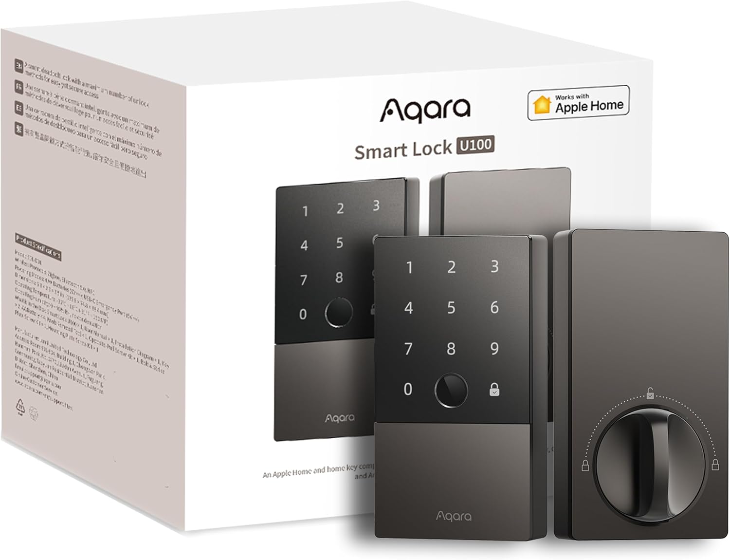 Aqara Smart Lock U100 with Apple Home Keyboard Entry More