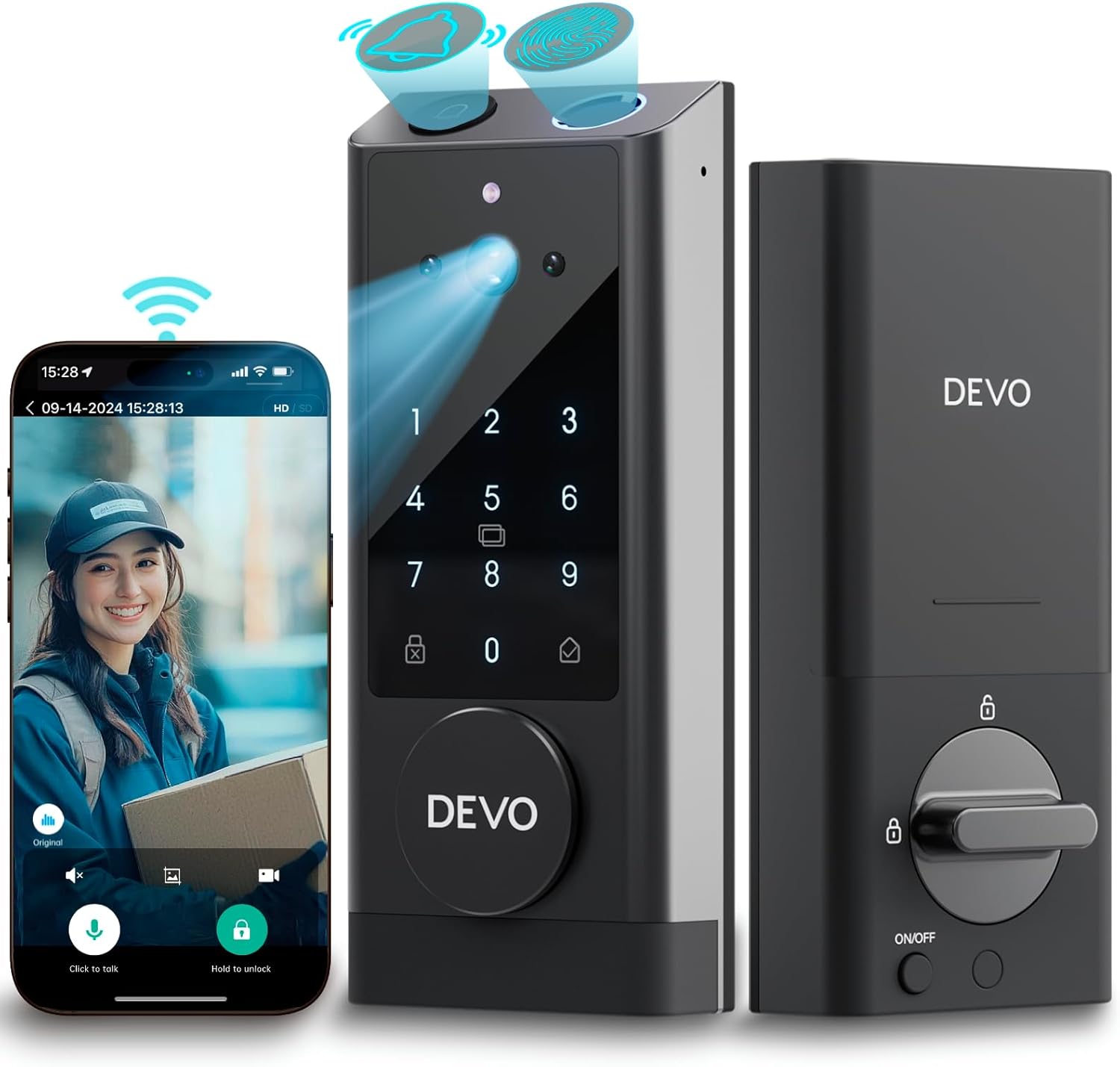 Secure Intuitive Door Lock with Smart Features