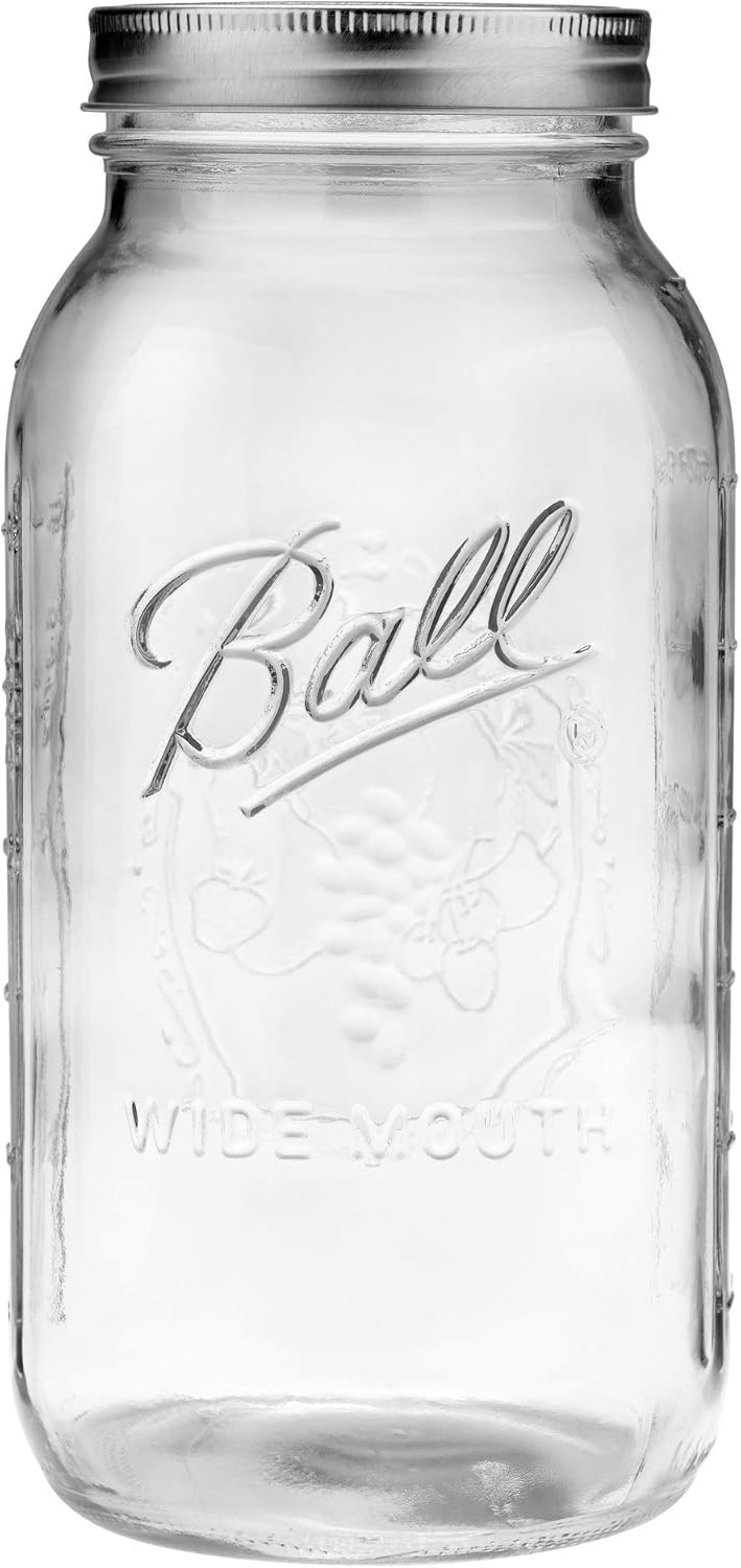 Ball 64oz Wide Mouth Mason Jar Half Gallon