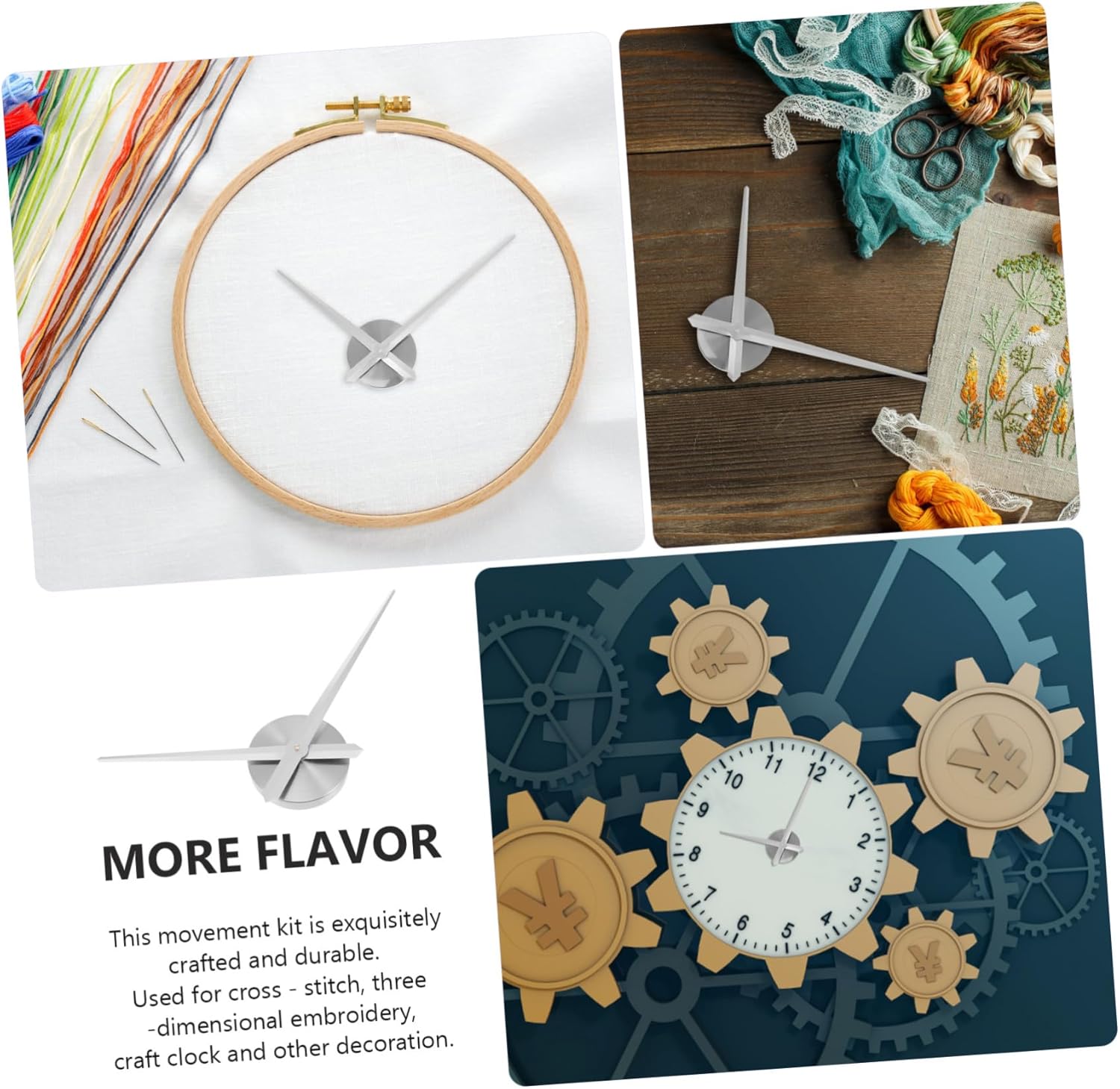 Modern DIY Clock Kit for Home Decor