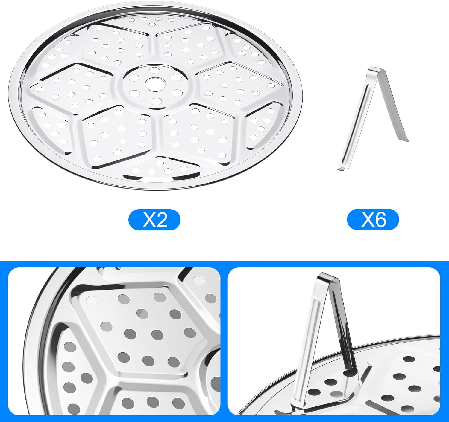 2-Piece Dual-Layer Steel Pressure Canner Rack