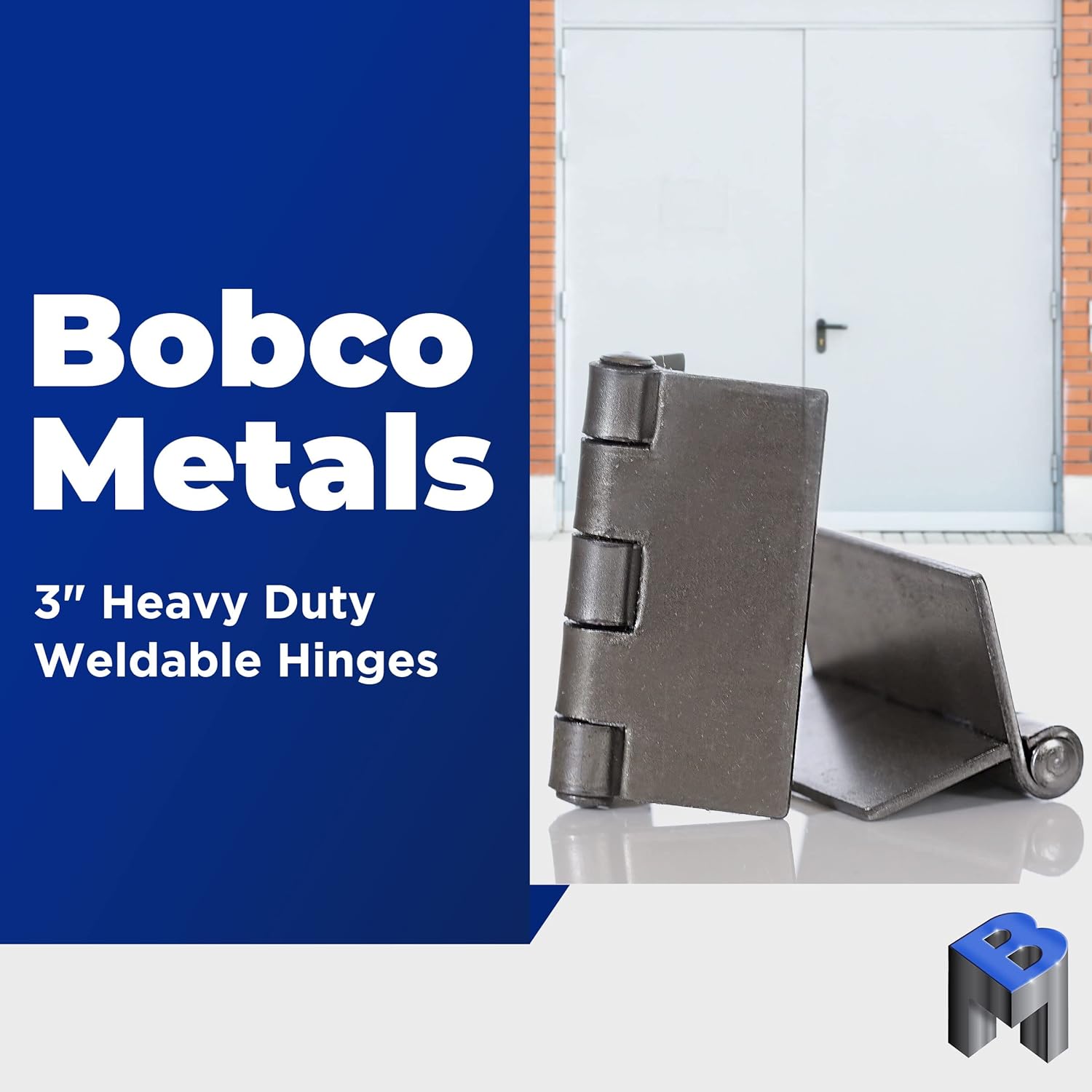 Bobco Metals 3 Heavy Duty Weldable Hinges