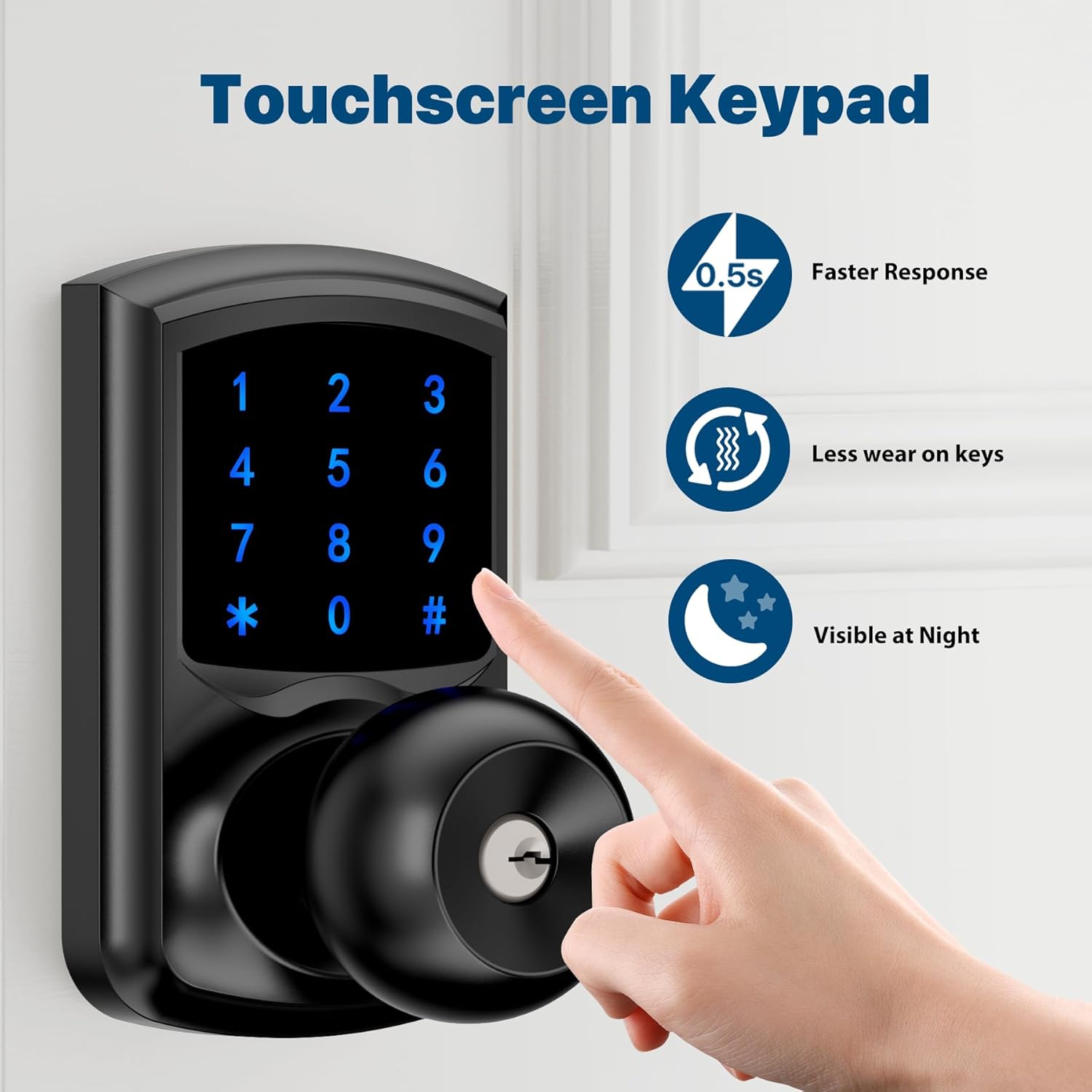 Hidalife Keyless Entry Door Lock with Code