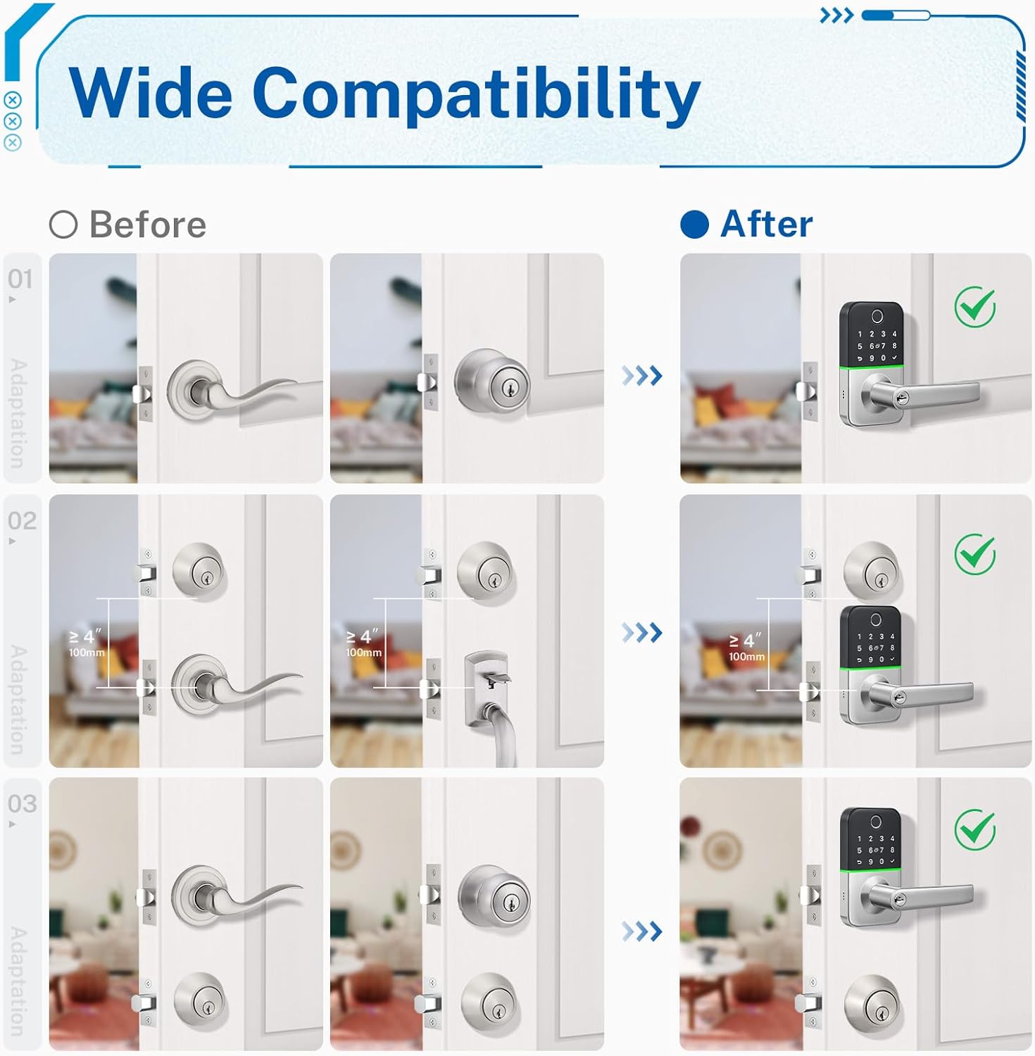 KUCACCI Smart Keypad Door Lock
