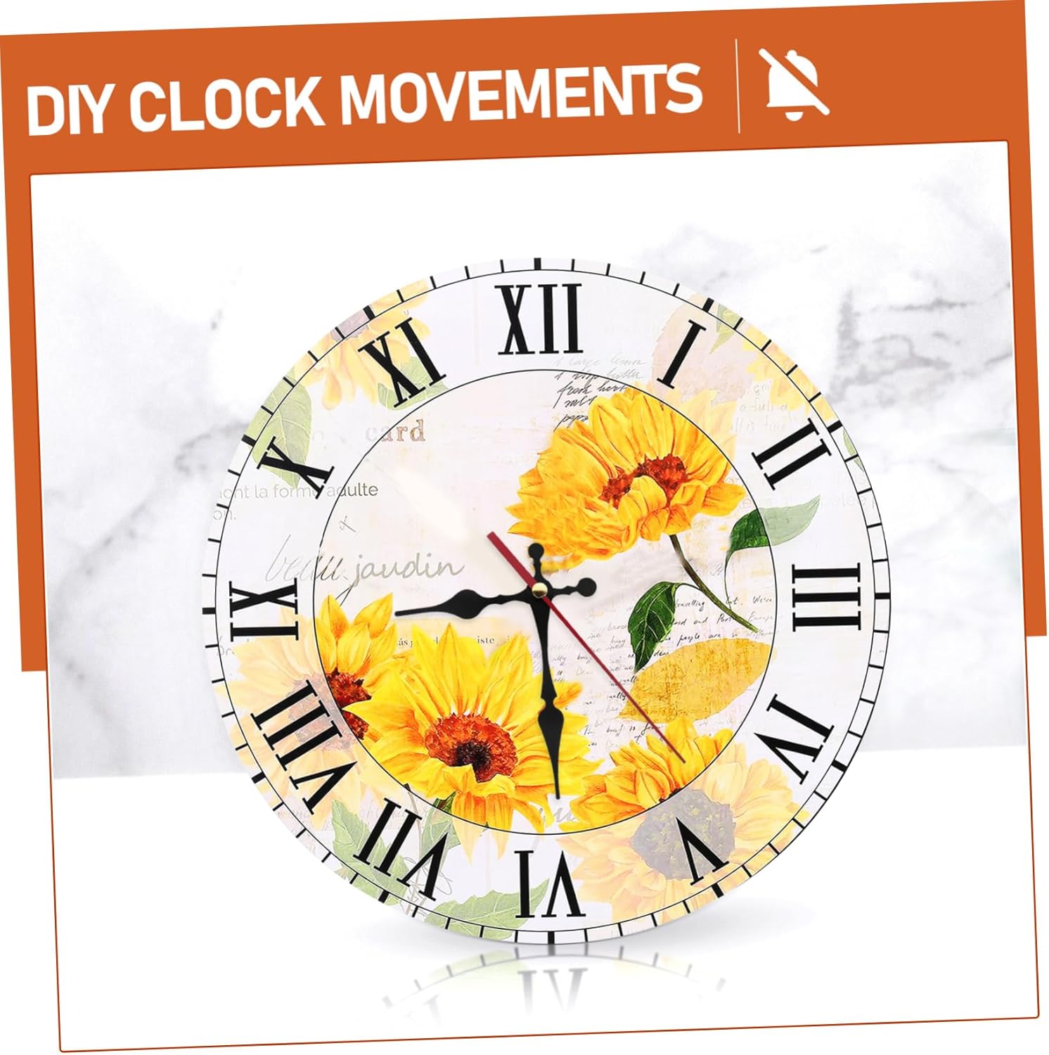 Replace broken clock mechanism with SOESFOUFUs silent movement parts