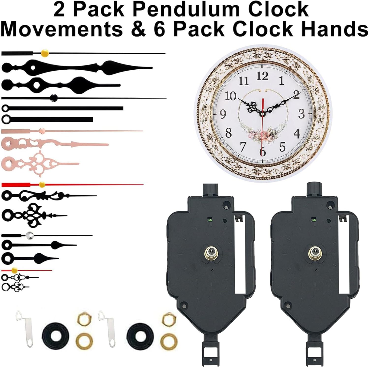 Replacement Pendulum Clock Movement