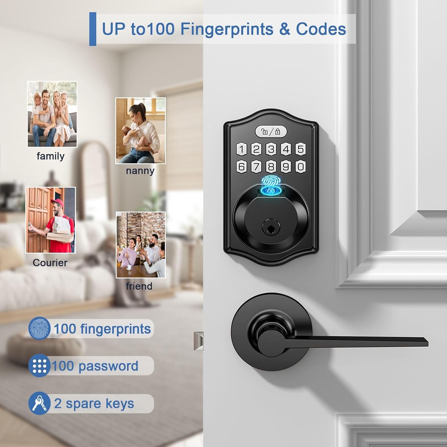 Keyless Entry Door Lock Set