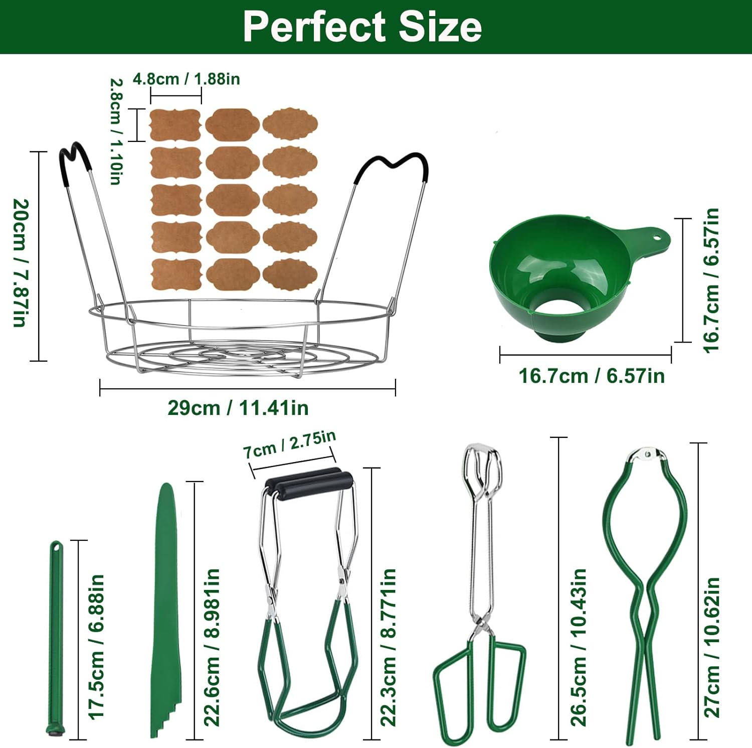 Tisovcco stainless steel canning kit