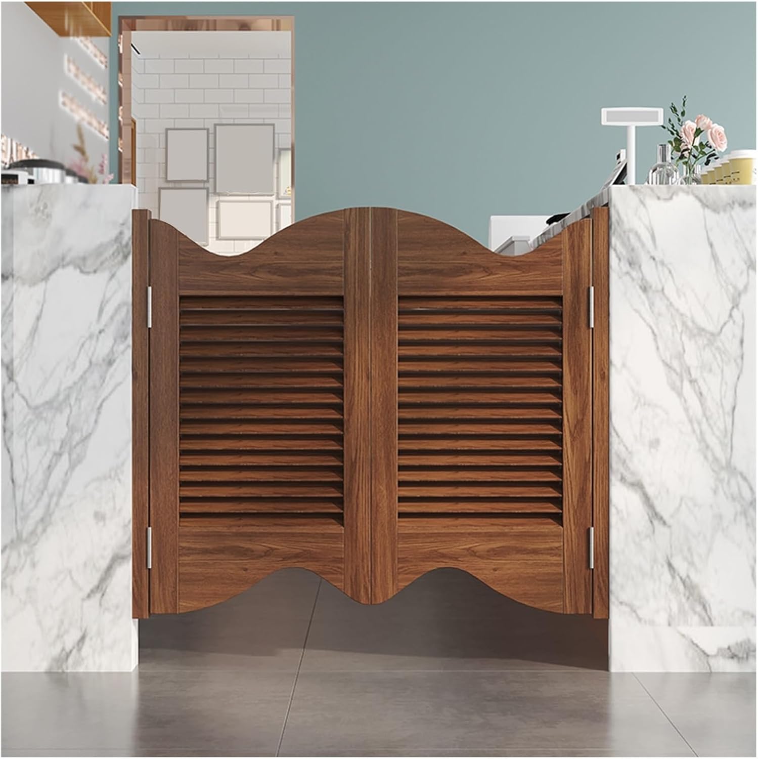 UXNQWK Rustic Swinging Hinges for Solid Wood Partitions