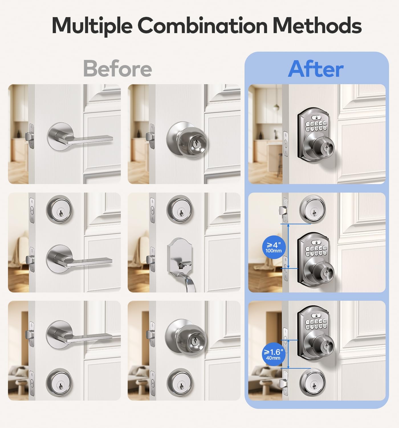 decessor Deadbolt with Keyless Keypad Entry and One-Time Code Security