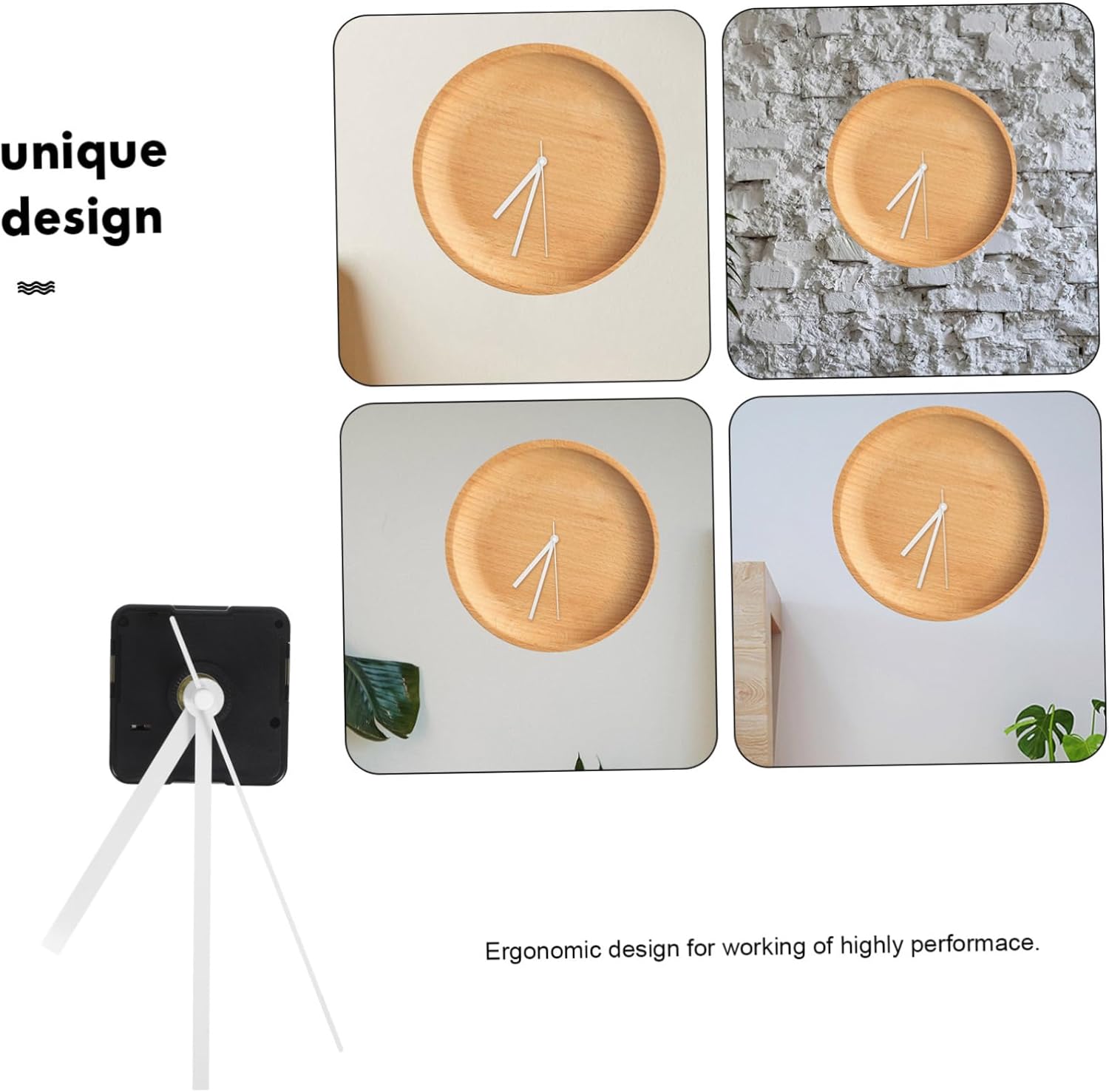 Precise and Silent Wall Clock Kit Replacement