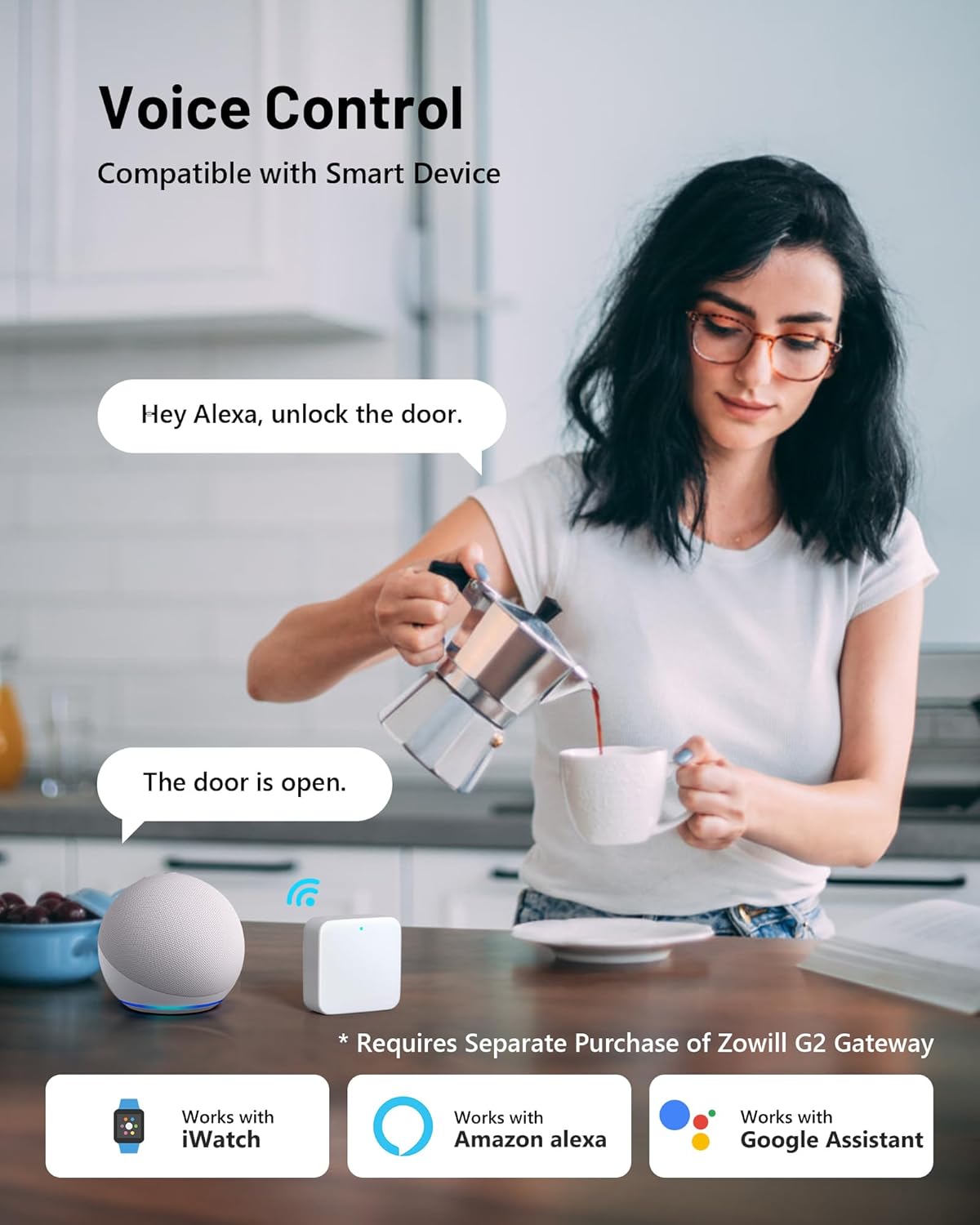 Zowill Smart Door Lock with Fingerprint Entry