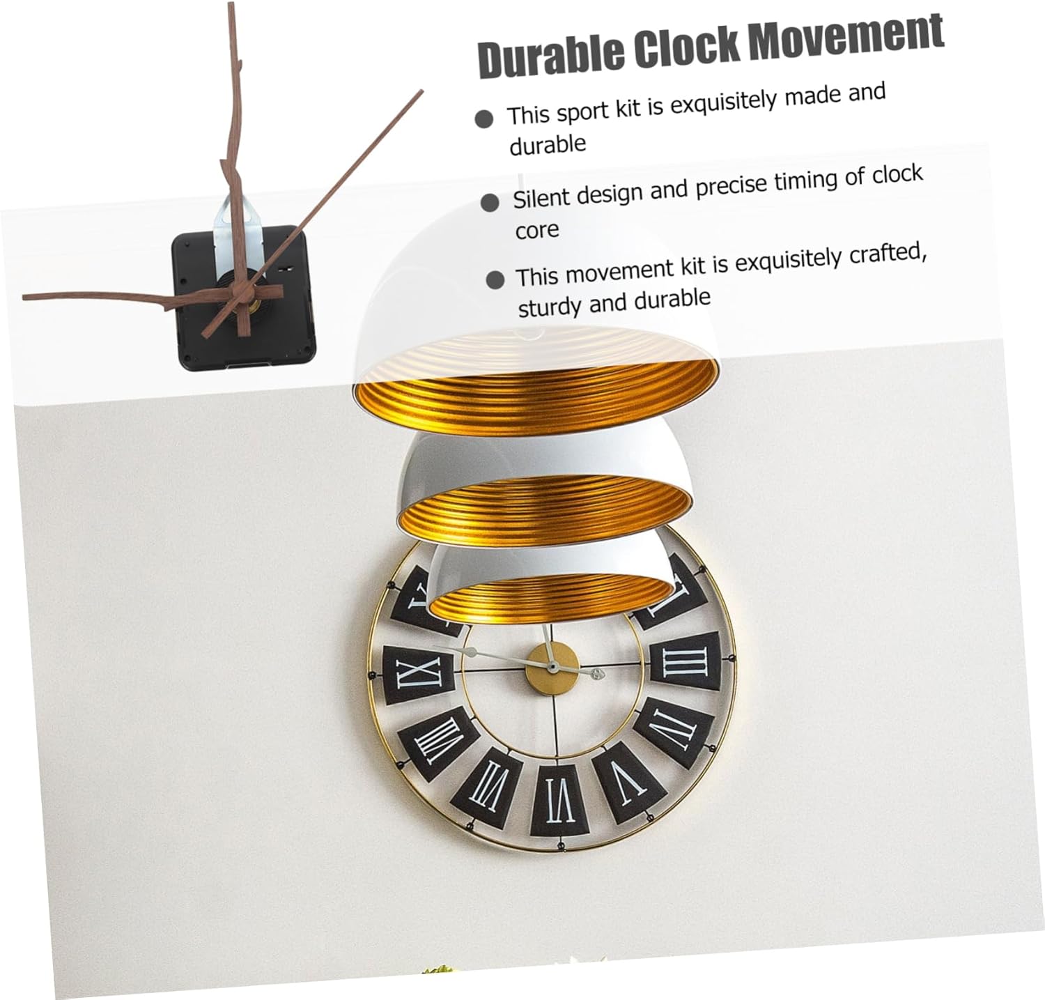 Jojofuny Replacement Clock Hands Kit 4 Sets