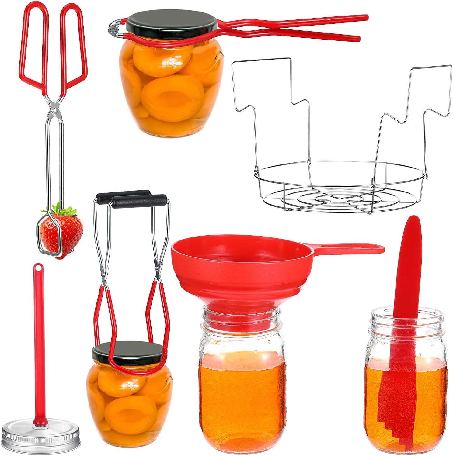 Complete Stainless Steel Canning Kit - Multifunctional Canning Tools for Home Cooks