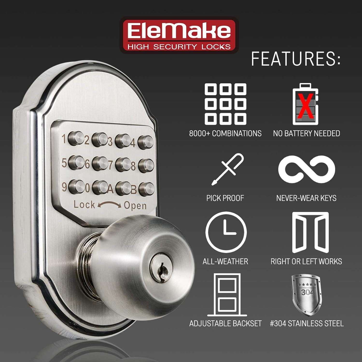 Sleek Secure Keyless Door Lock