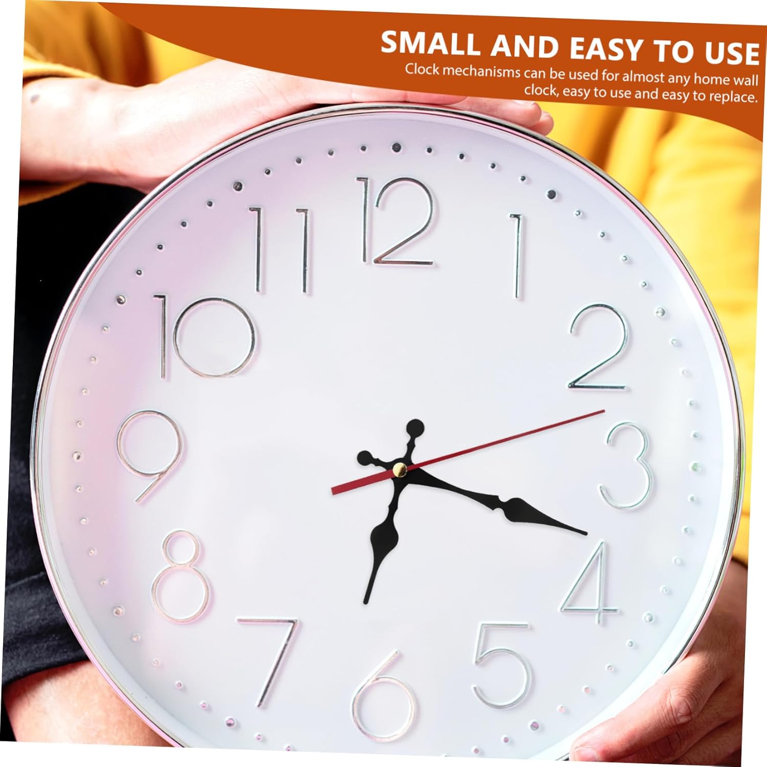 DOITOOL Quartz Clock Mechanism Replacement Kit with Silent Movement